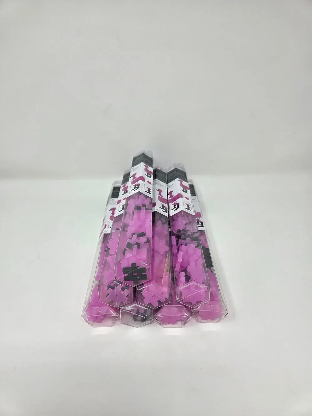Flamingo Hashtag Glow In The Dark Building Blocks Set of 8